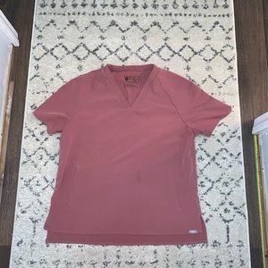 Pink FIGS scrub top